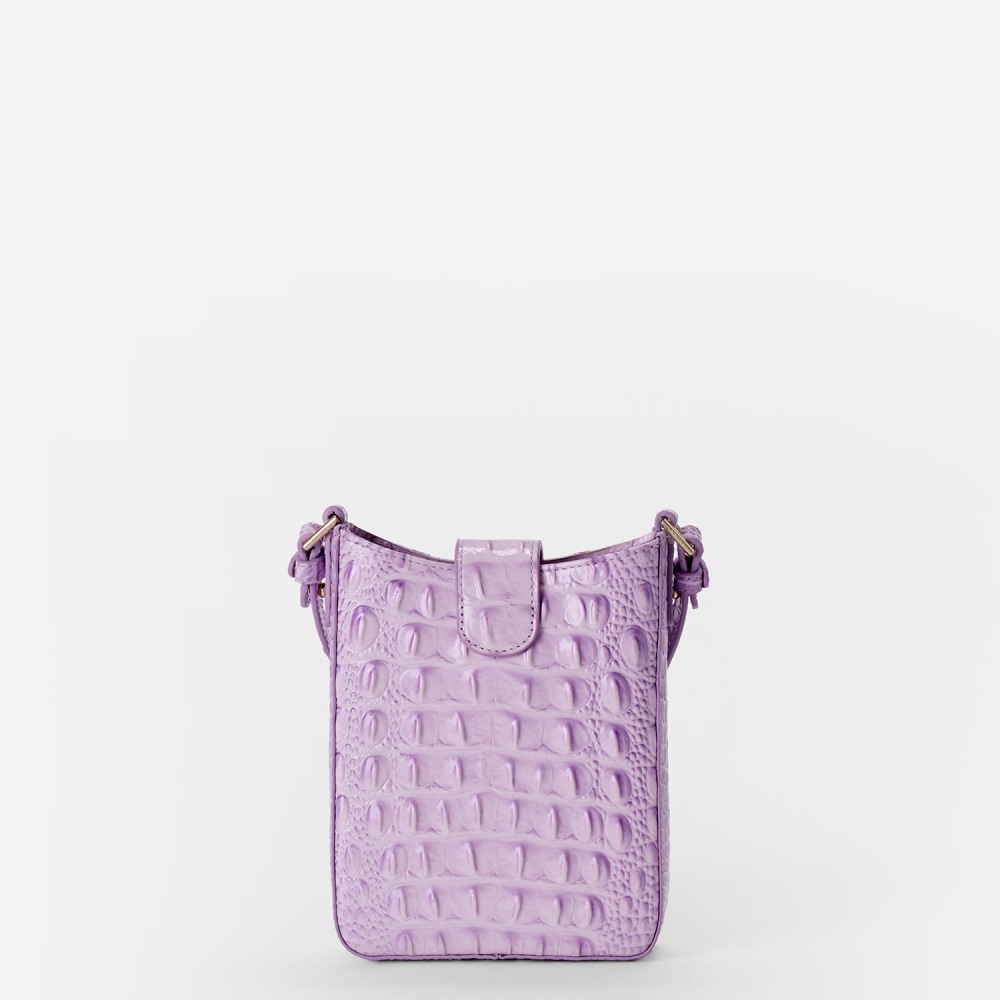 Brahmin Marley Leather Crossbody - Gentle Lavender Melbourne