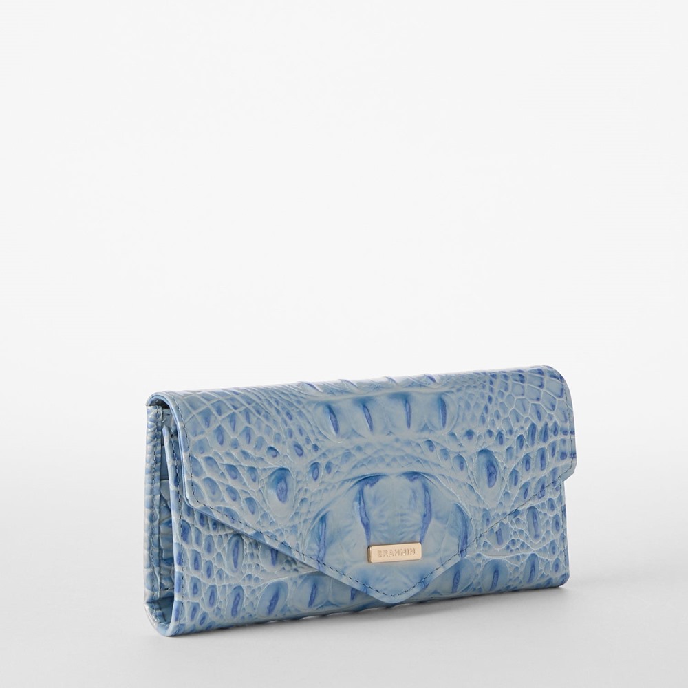 Brahmin Veronica Leather Wallet - Heavenly Blue Melbourne