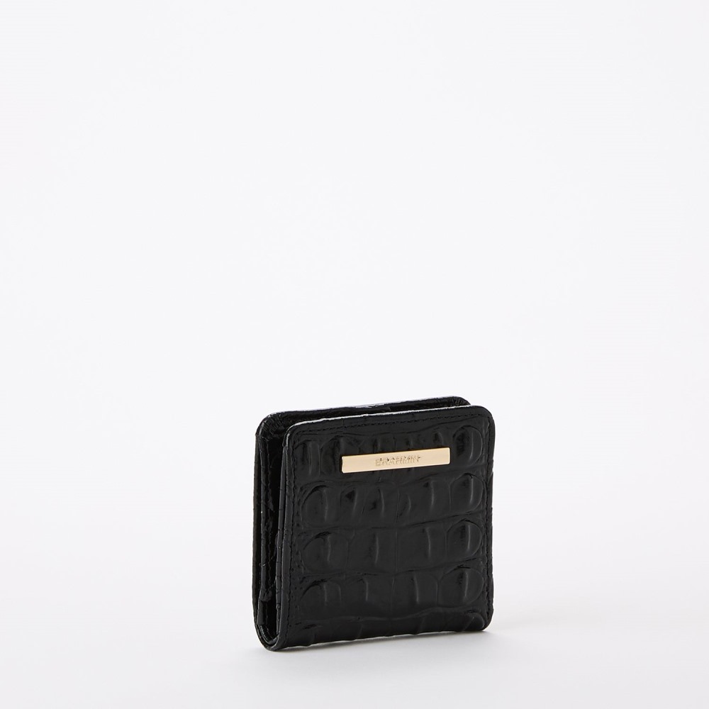 Brahmin Jane Leather Wallet - Black Melbourne