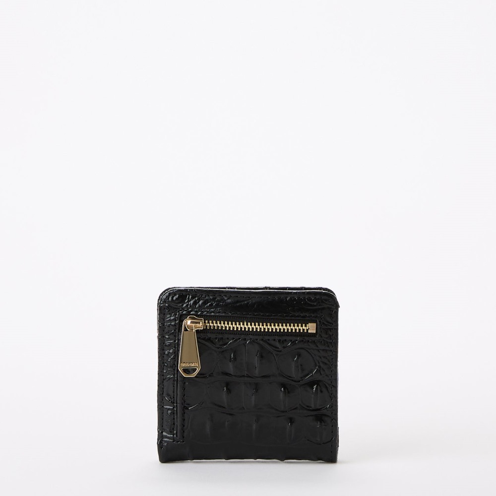 Brahmin Jane Leather Wallet - Black Melbourne