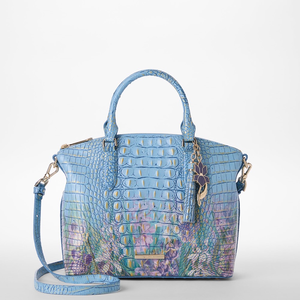 Brahmin Duxbury Leather Satchel - Multi Morning Dew