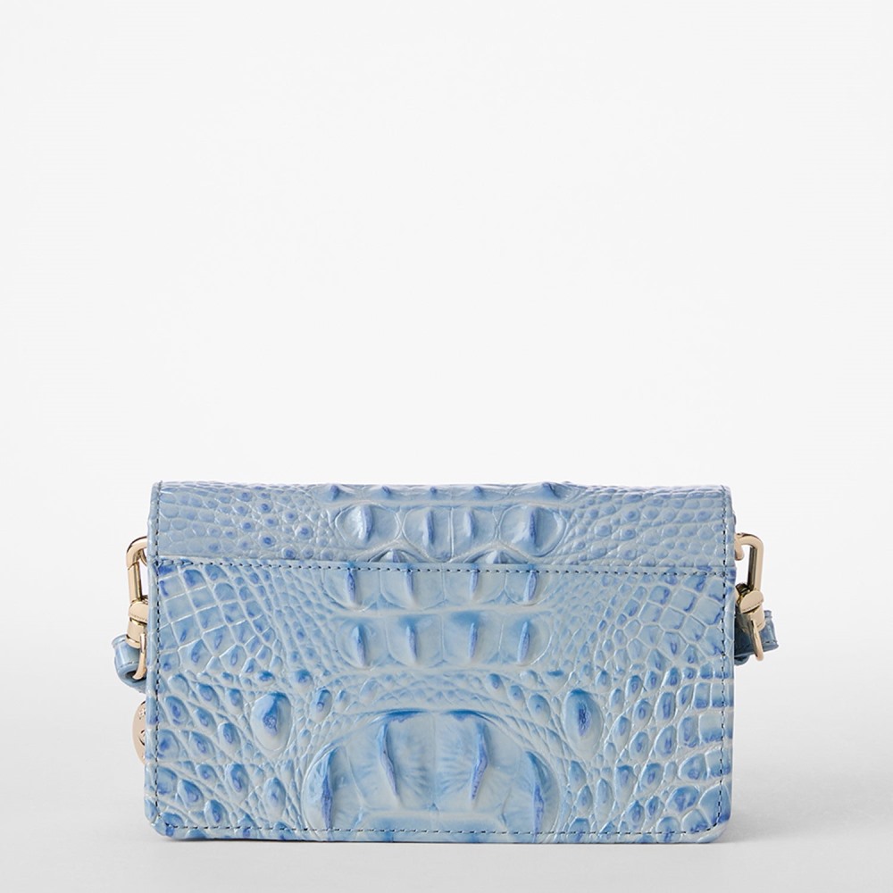 Brahmin Minuette Leather Crossbody - Heavenly Blue Melbourne