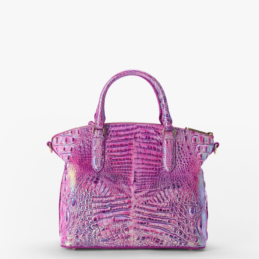 Brahmin Duxbury Leather Satchel - Purple Iris Melbourne