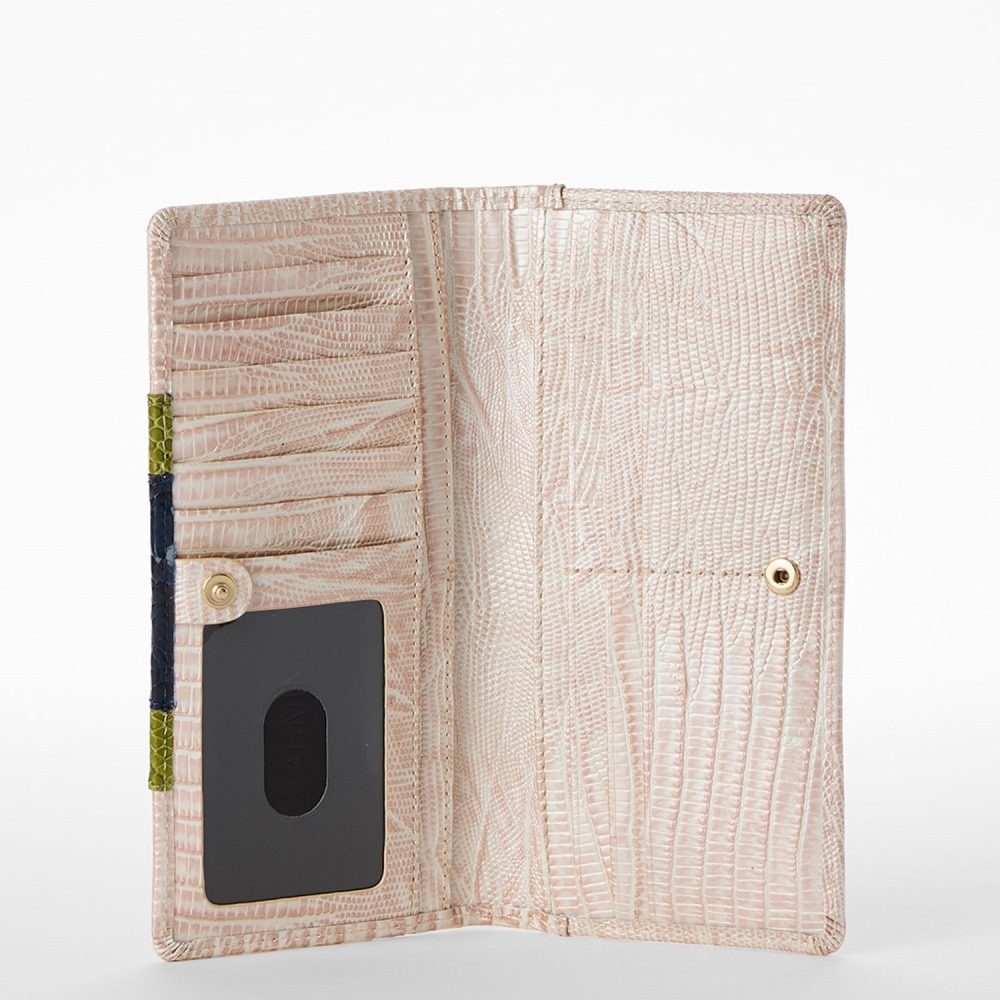 Brahmin Ady Leather Wallet - Multi Antiguo