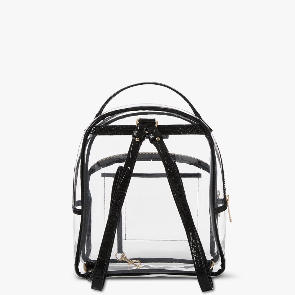 Brahmin Chelcy Transparent Backpack - Black Seagate