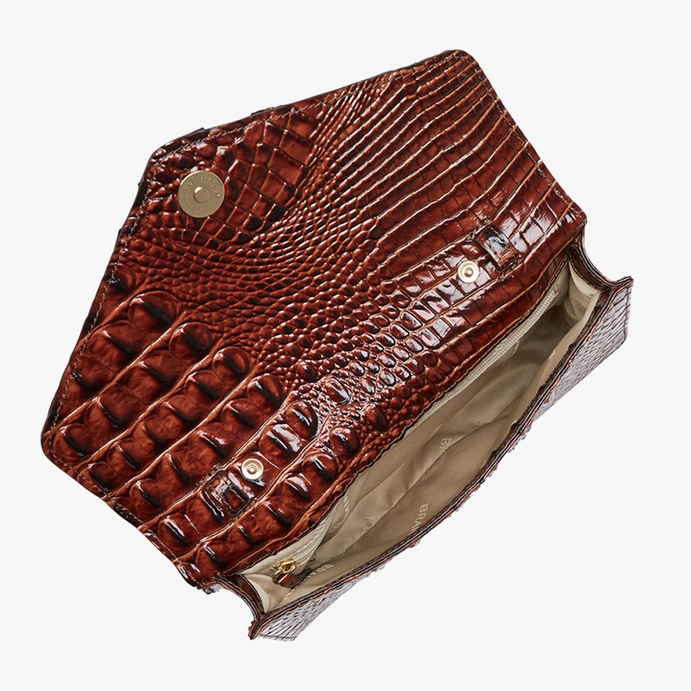 Brahmin Wendy Leather Tote - Pecan Melbourne