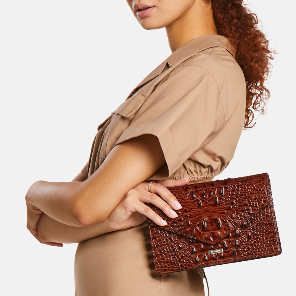 Brahmin Wendy Leather Tote - Pecan Melbourne