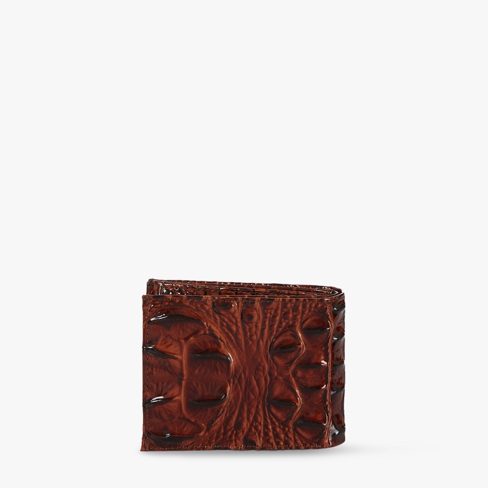 Brahmin Bifold Leather Wallet - Pecan Melbourne