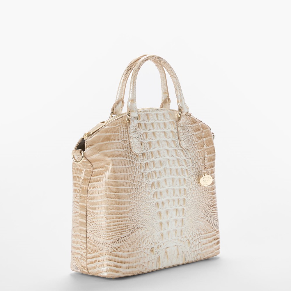 Brahmin Large Duxbury Leather Satchel - Contour Melbourne