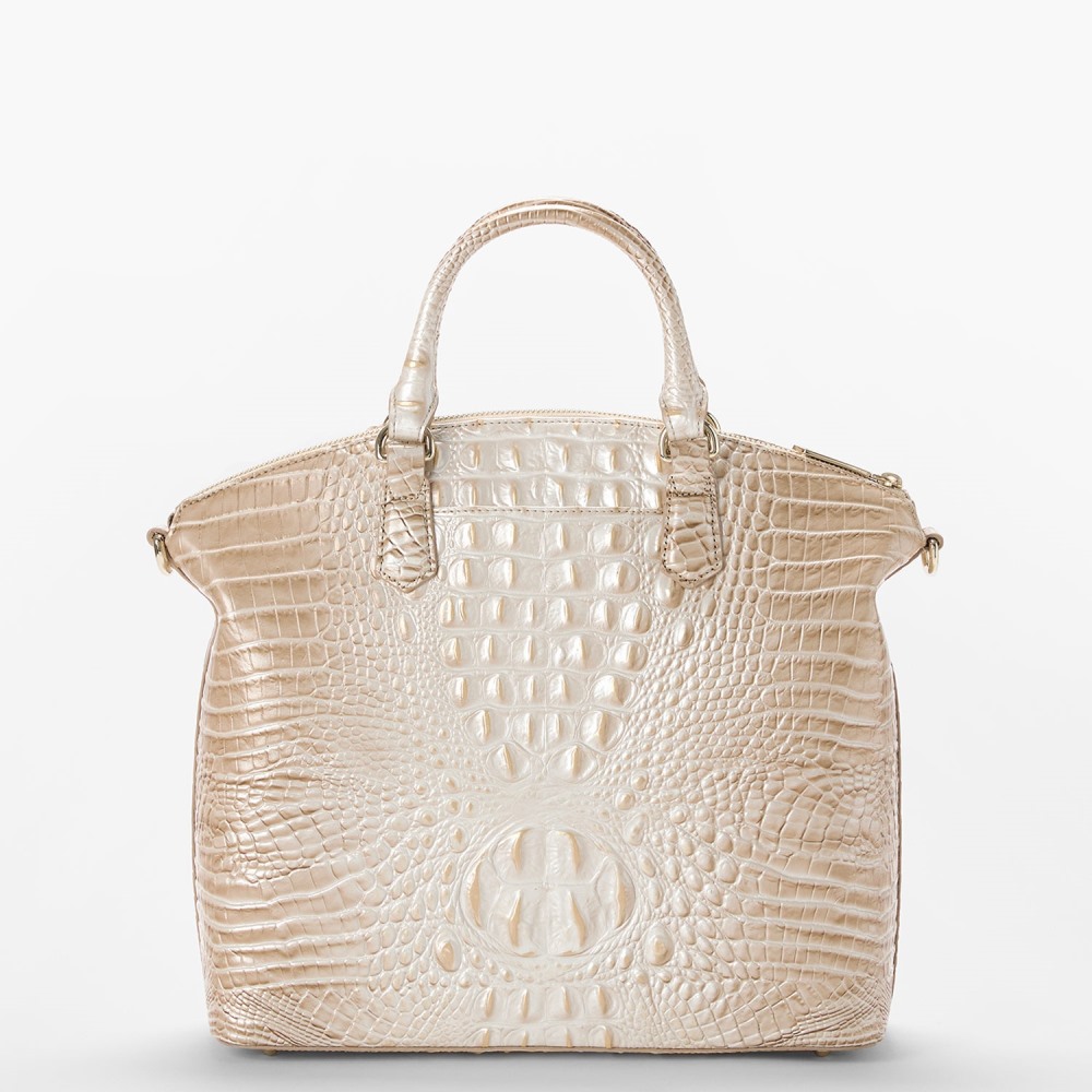 Brahmin Large Duxbury Leather Satchel - Contour Melbourne