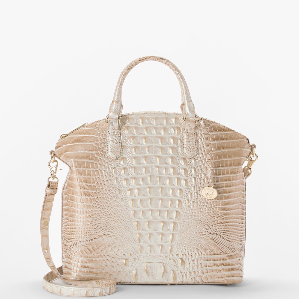 Brahmin Large Duxbury Leather Satchel - Contour Melbourne
