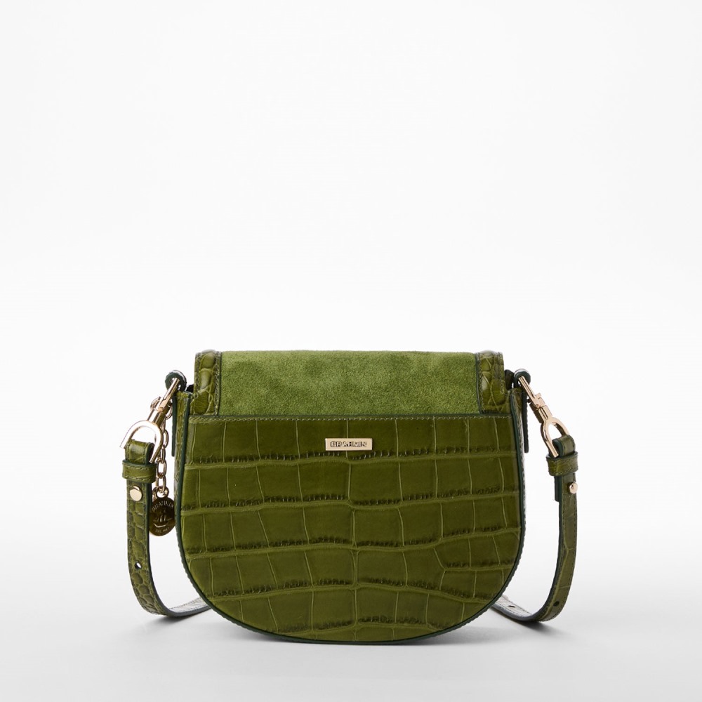 Brahmin Briar Leather Crossbody - Fern Sylvan