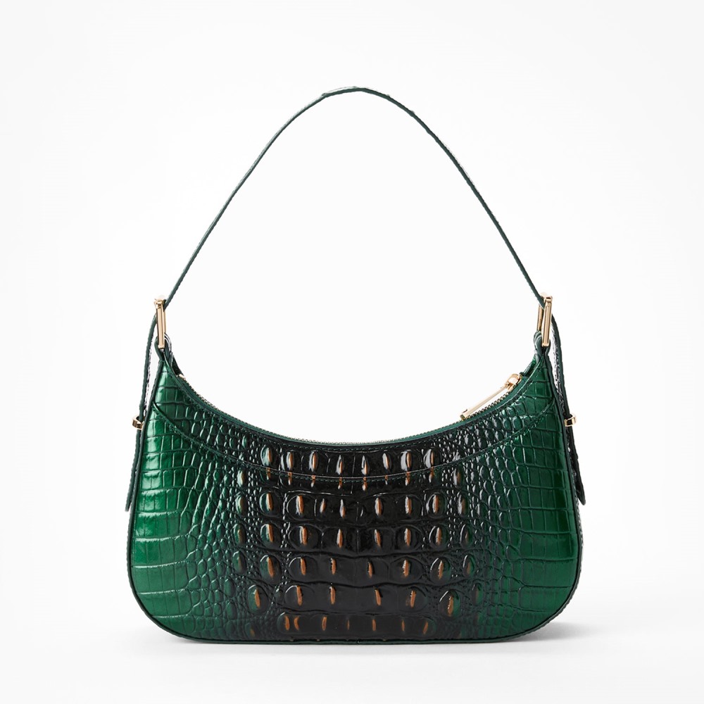 Brahmin Kyrie Leather Shoulder Bag - Evergreen Ombre
