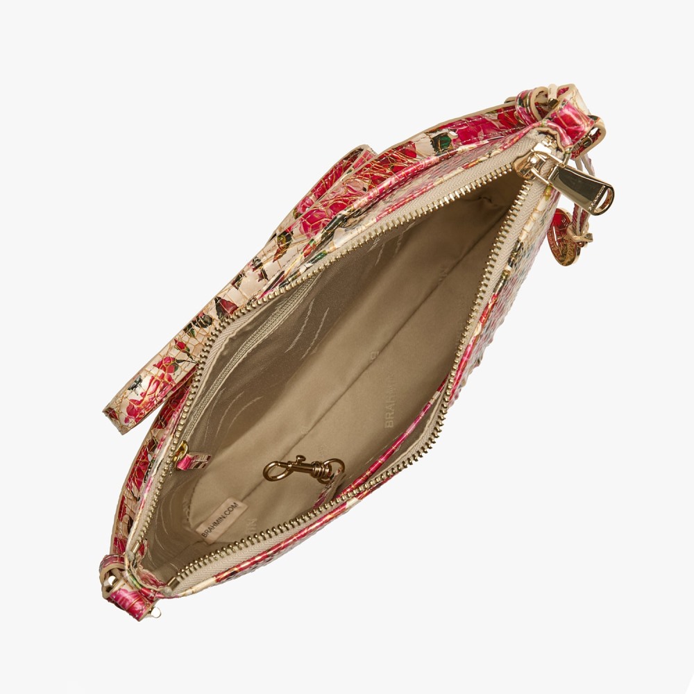 Brahmin Katherine Leather Crossbody - Romantic Roses Ombre Melbourne