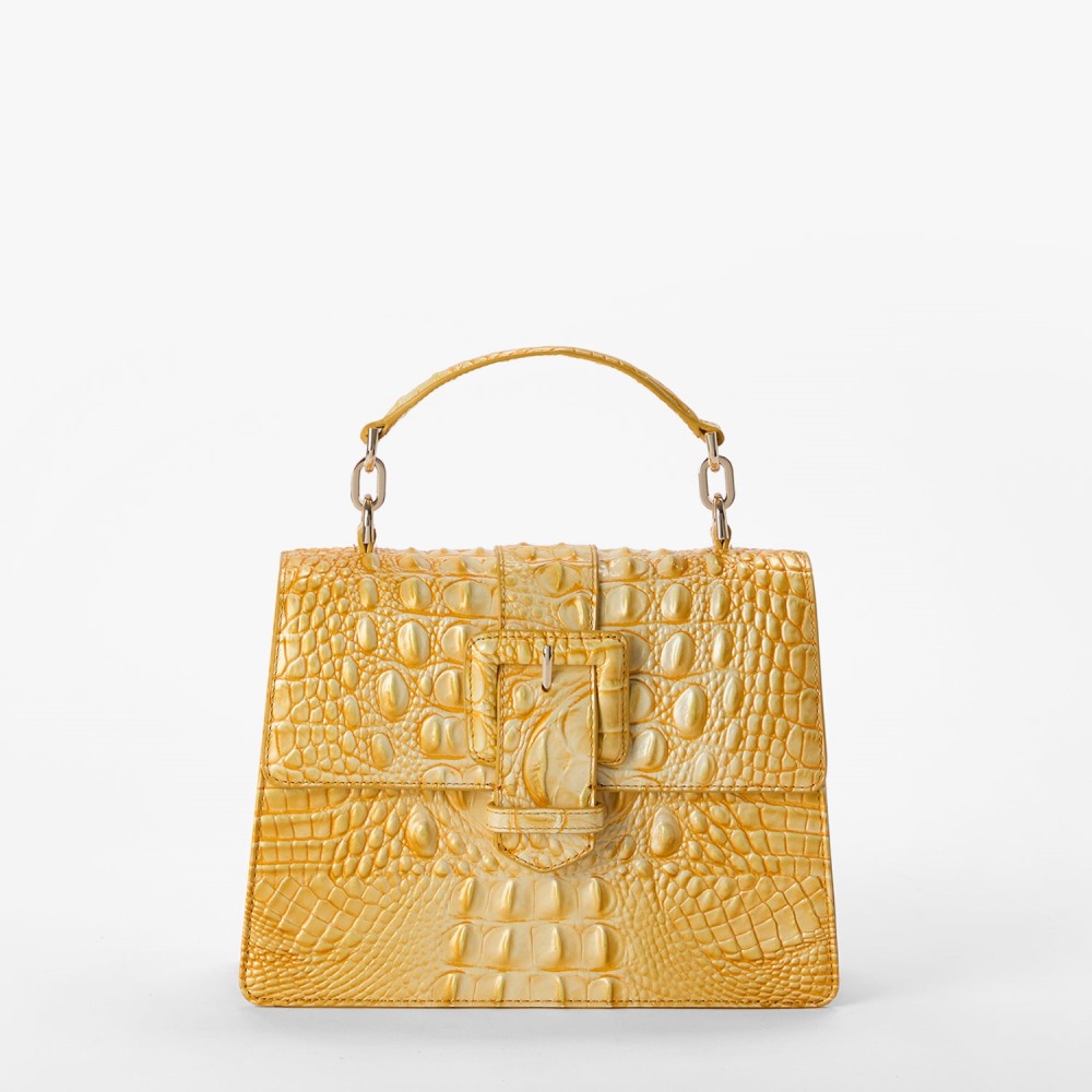 Brahmin Small Hallie - Lemon Drop Melbourne
