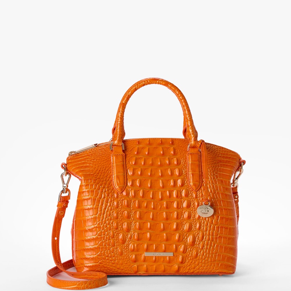 Brahmin Duxbury Satchel - Mango Orange Melbourne