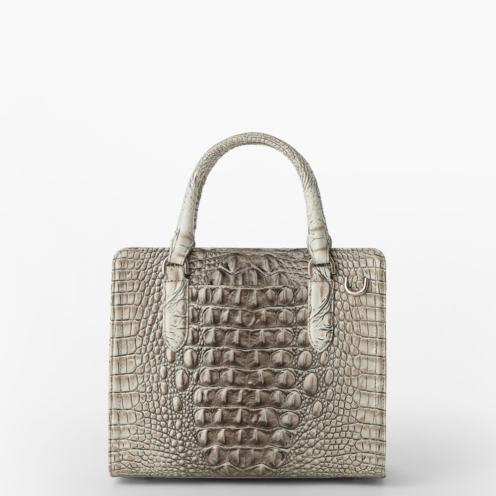 Brahmin Cami Leather Satchel - Timeless Taupe Ombre Melbourne
