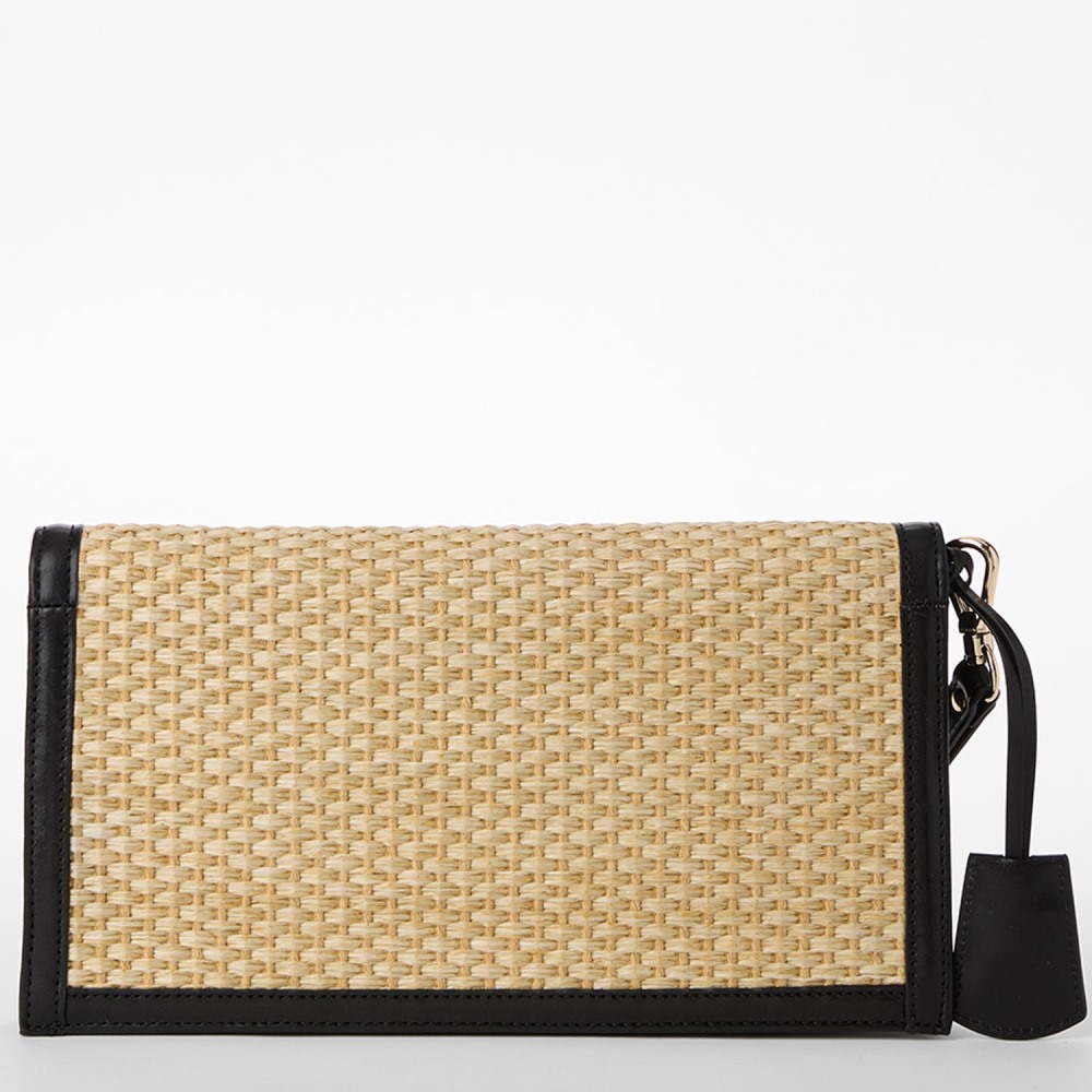 Brahmin Kaia Leather Clutch - Black Maris