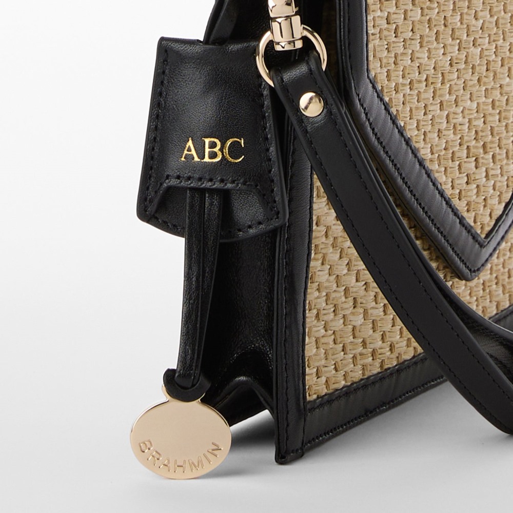 Brahmin Kaia Leather Clutch - Black Maris