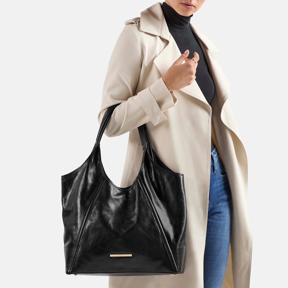 Brahmin Iona Leather Tote - Green Jupiter