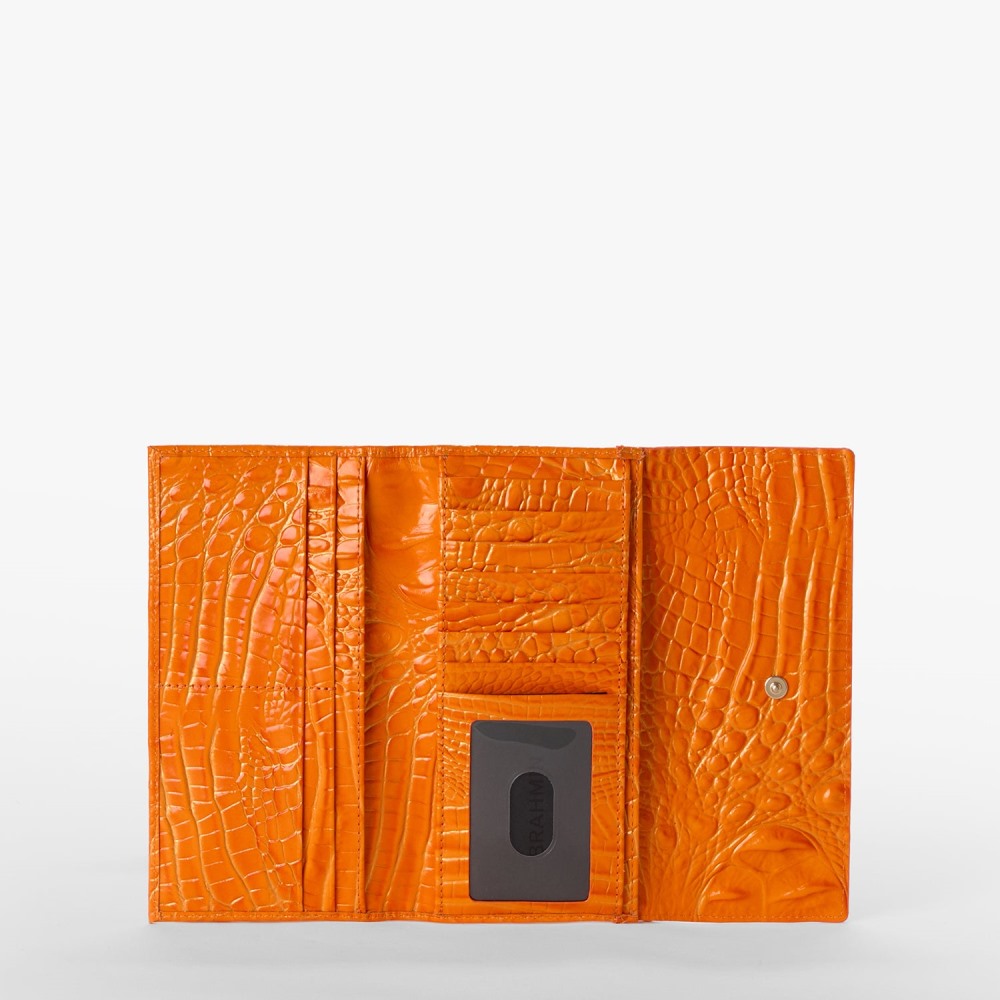 Brahmin Cordelia Wallet - Mango Orange Melbourne