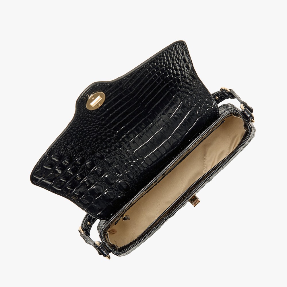 Brahmin Nerida Leather Shoulder Bag - Black