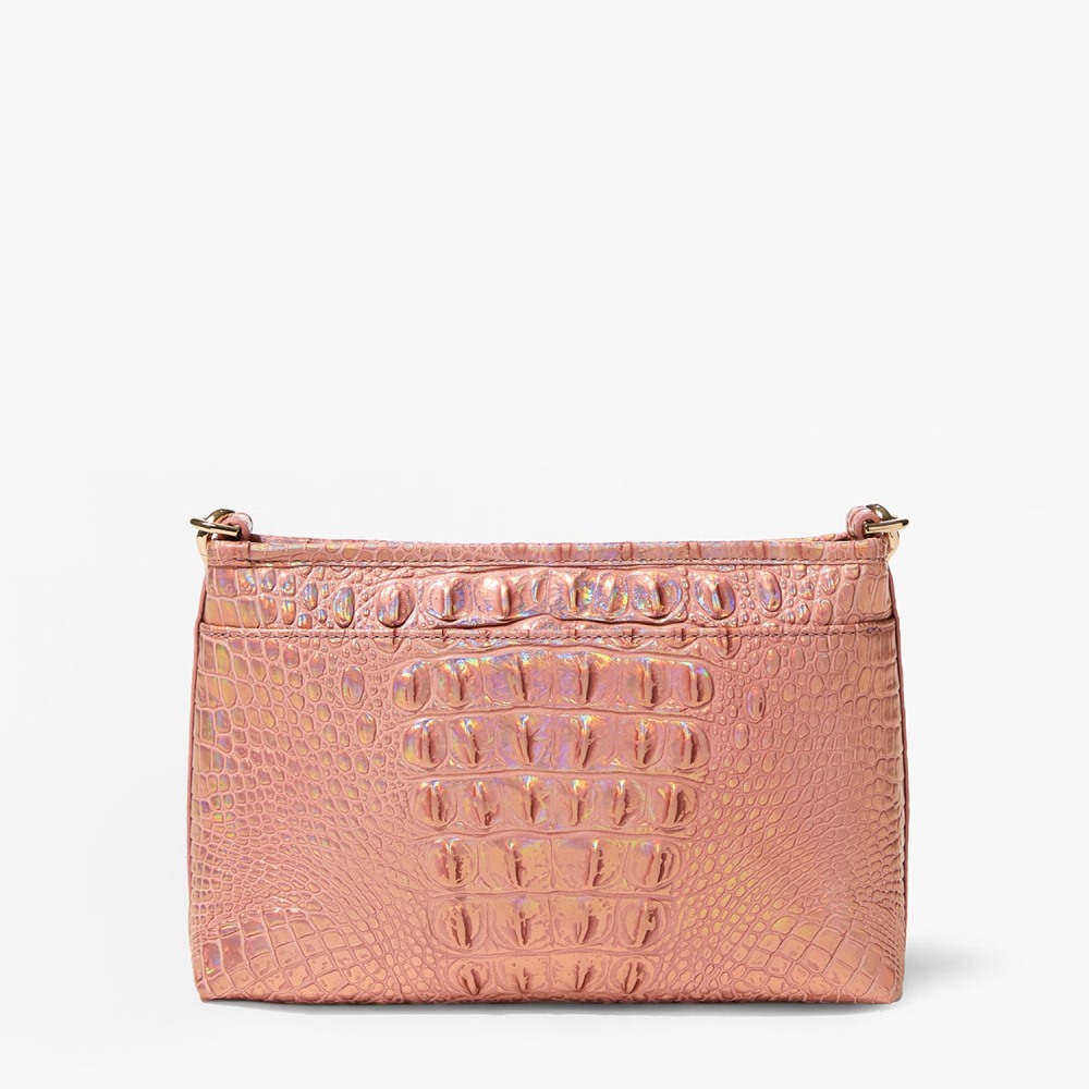 Brahmin Vida Leather Crossbody - Rose Gold Melbourne
