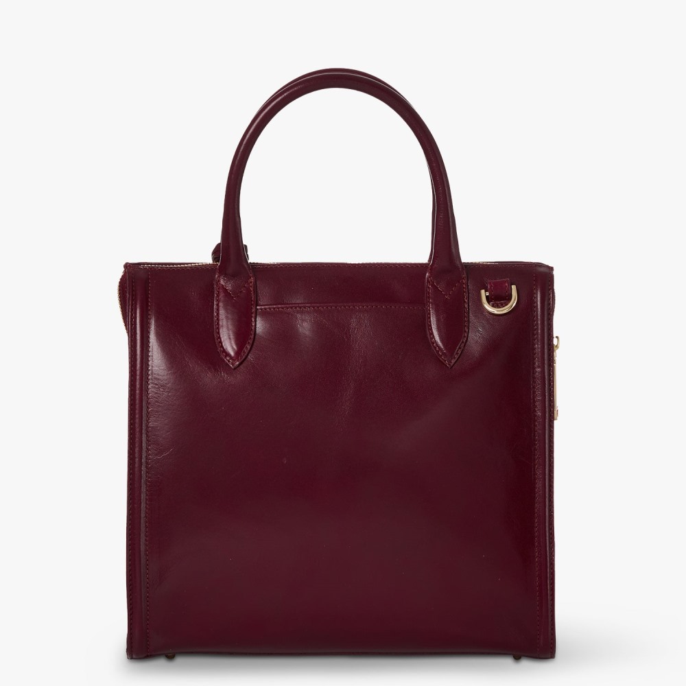 Brahmin Caroline Leather Satchel - Tart Topsail