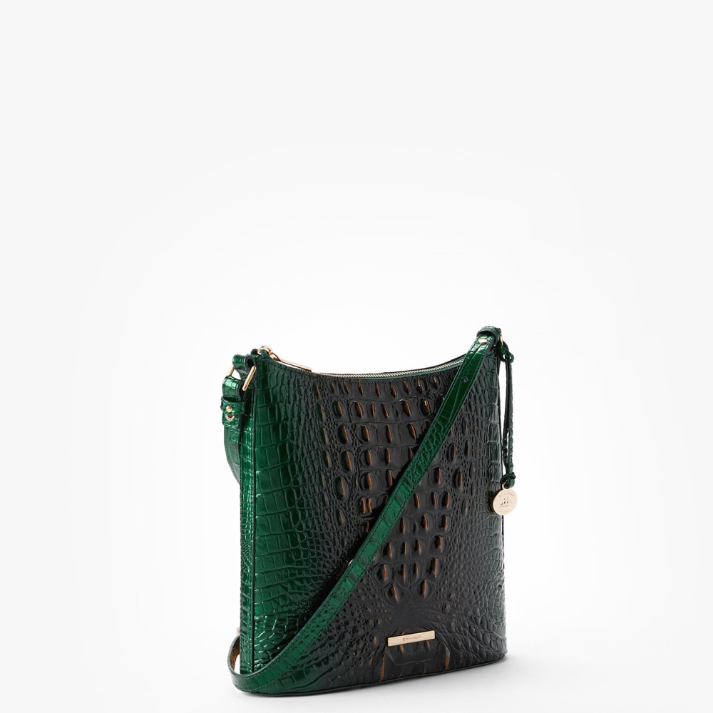 Brahmin Katie Leather Crossbody - Evergreen Ombre