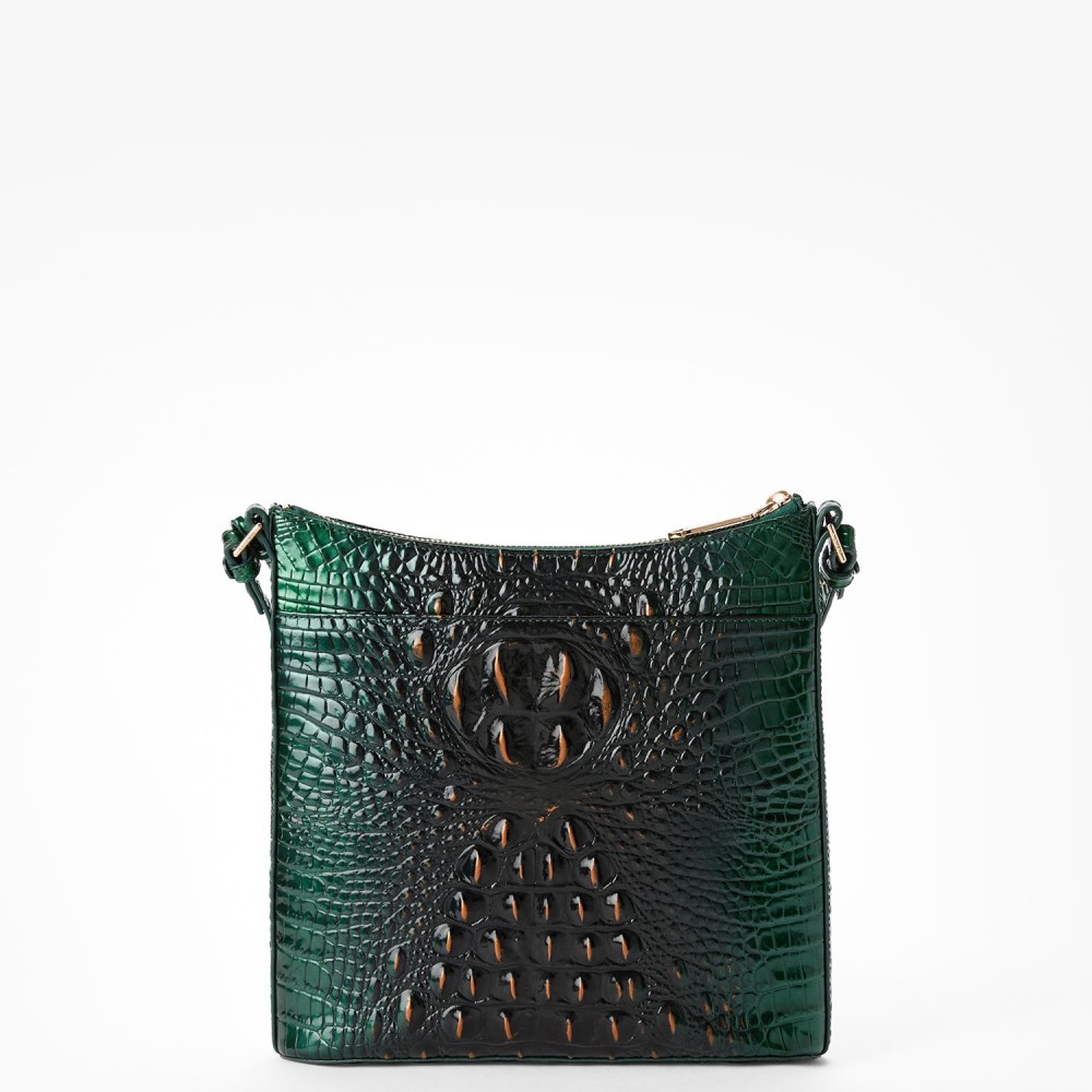 Brahmin Katie Leather Crossbody - Evergreen Ombre