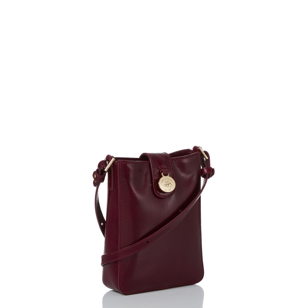 Brahmin Marley Leather Crossbody - Tart Topsail