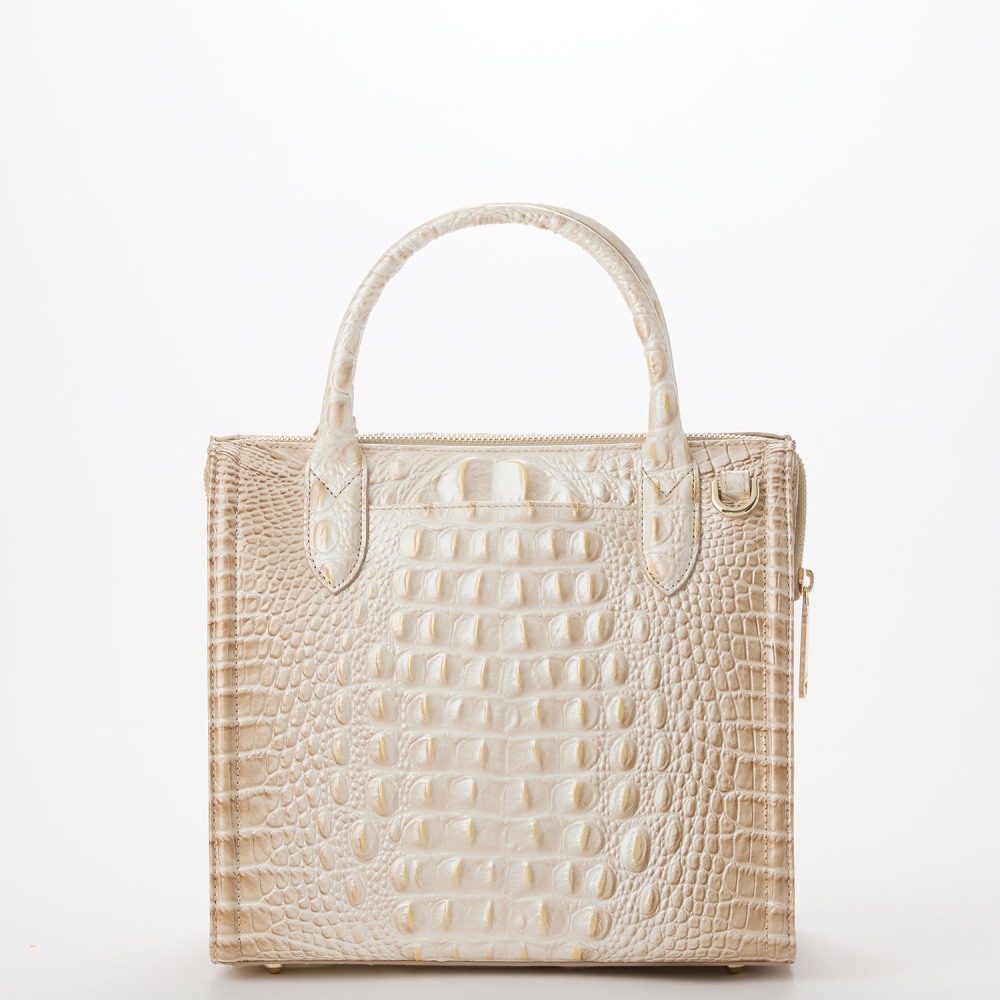 Brahmin Small Caroline Leather Satchel - Contour Melbourne