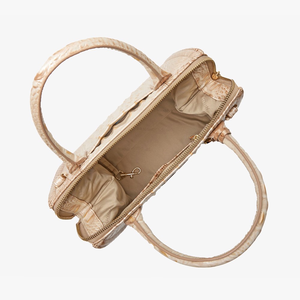 Brahmin Small Caroline Leather Satchel - Contour Melbourne