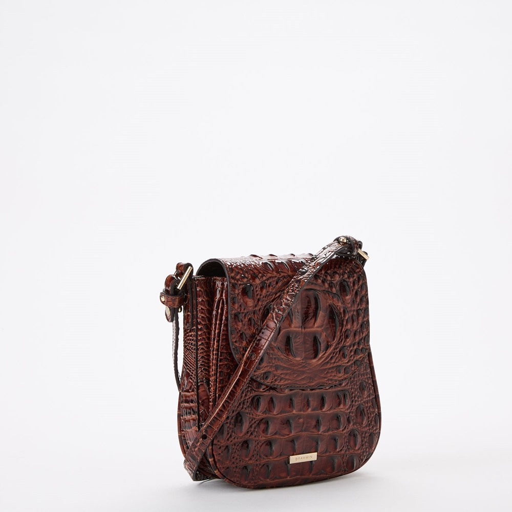 Brahmin Everlee Crossbody - Pecan Melbourne