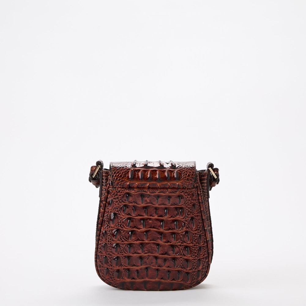 Brahmin Everlee Crossbody - Pecan Melbourne