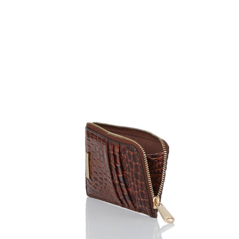 Brahmin Lennon Leather Wallet - Pecan Melbourne