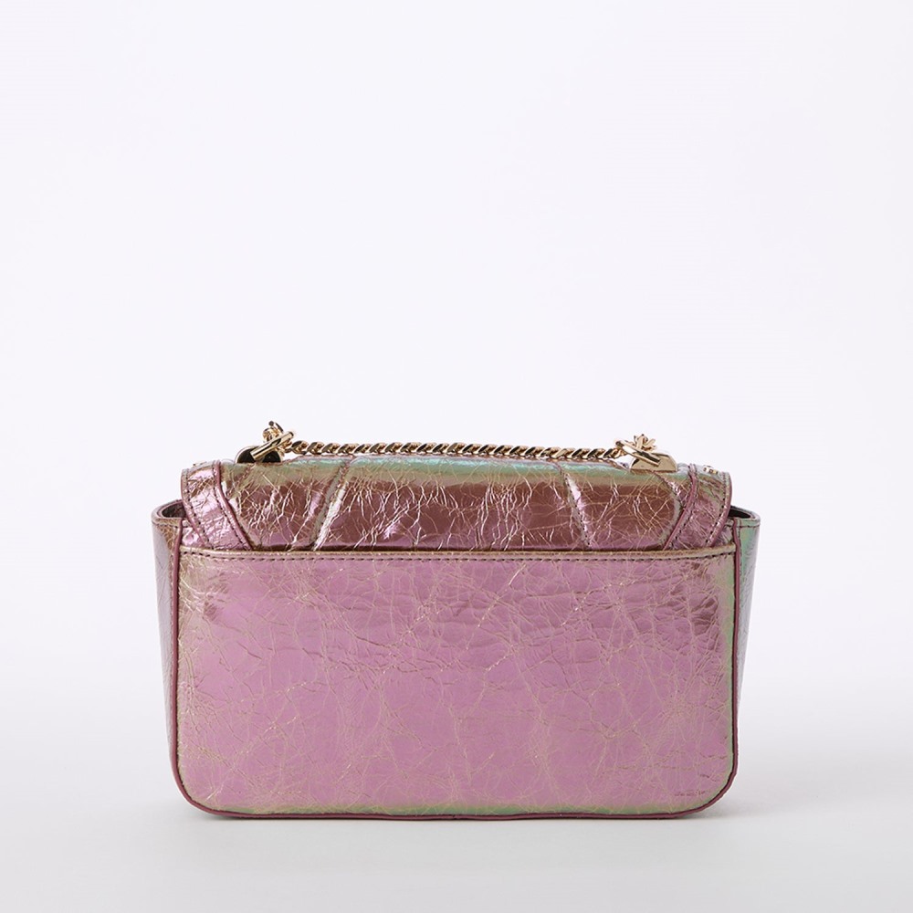 Brahmin Rosa Leather Crossbody - Rose Gold Alectrona