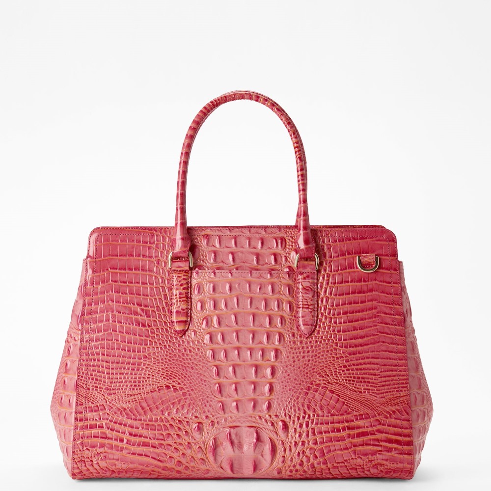 Brahmin Finley Carryall - Coral Snapdragon Melbourne