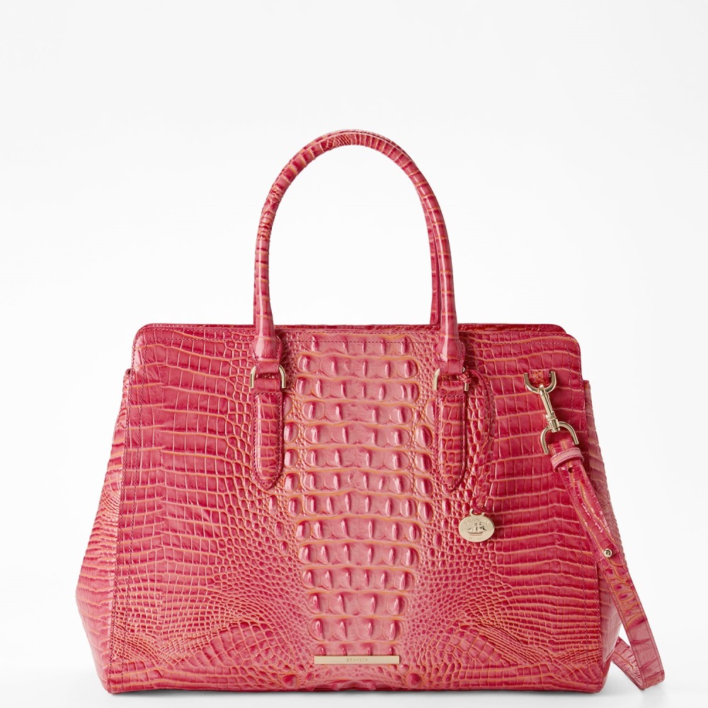 Brahmin Finley Carryall - Coral Snapdragon Melbourne