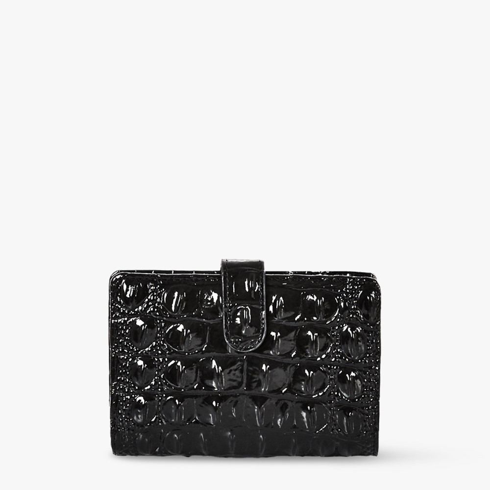 Brahmin Hannah Leather Wallet - Black Melbourne