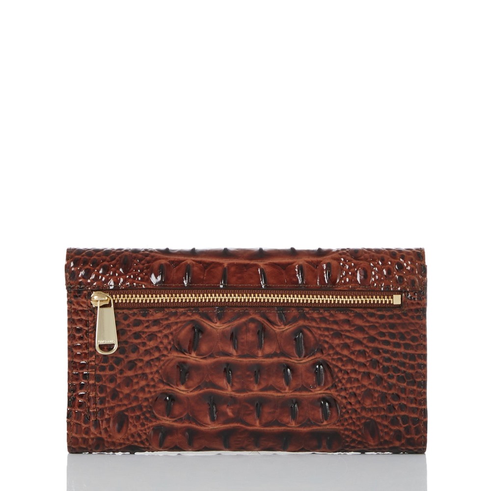 Brahmin Cordelia Leather Wallet - Pecan Melbourne