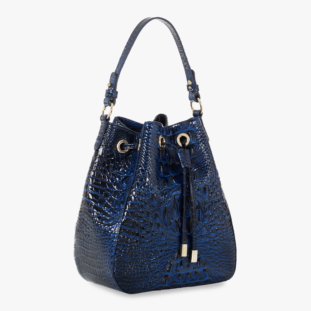 Brahmin Melinda Leather Bucket Bag - Anchor