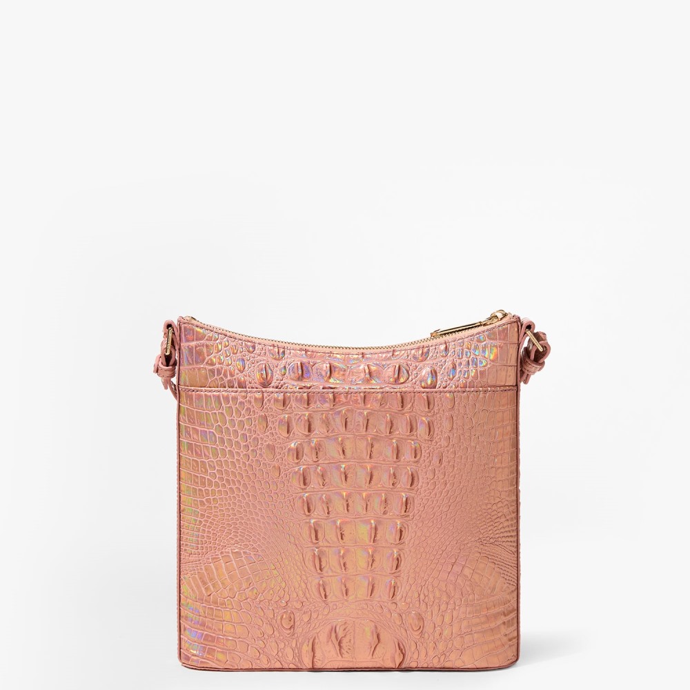 Brahmin Katie Leather Crossbody - Rose Gold Melbourne
