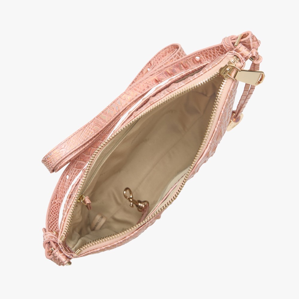 Brahmin Katie Leather Crossbody - Rose Gold Melbourne