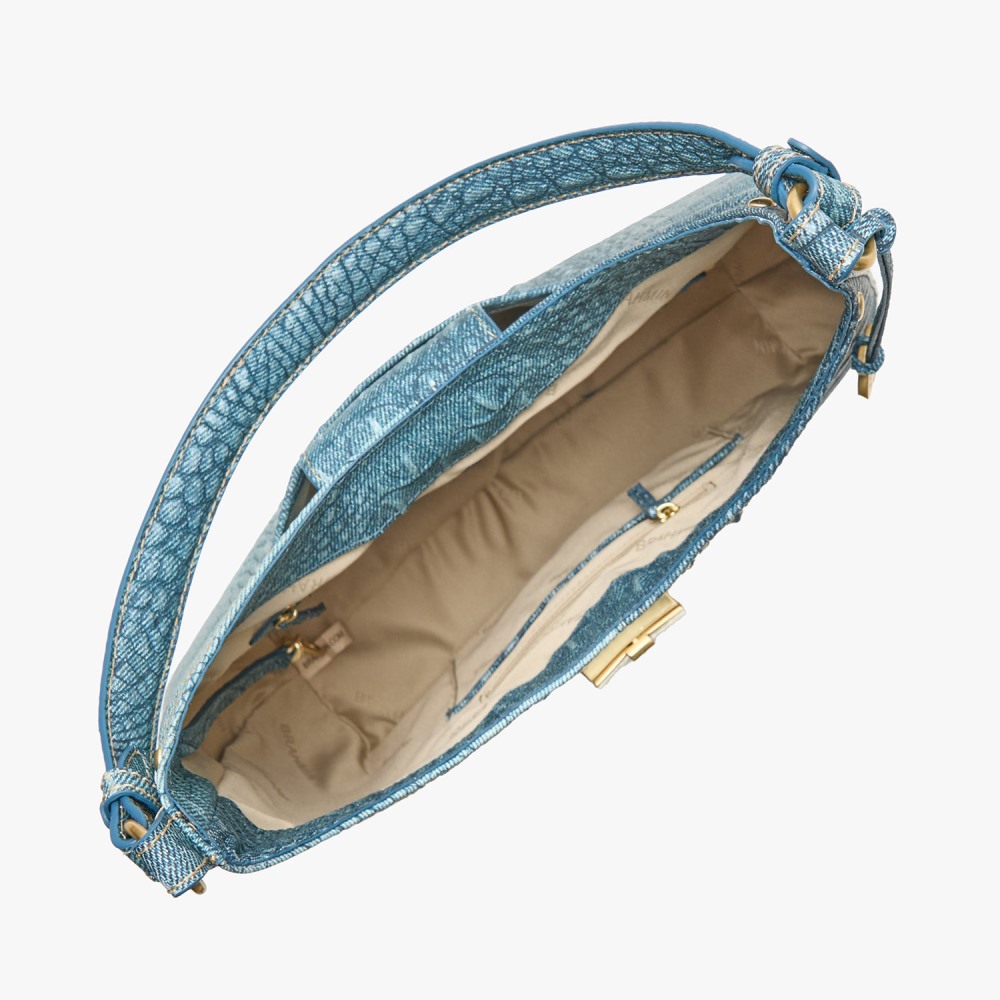 Brahmin Fallon - Denim Secour