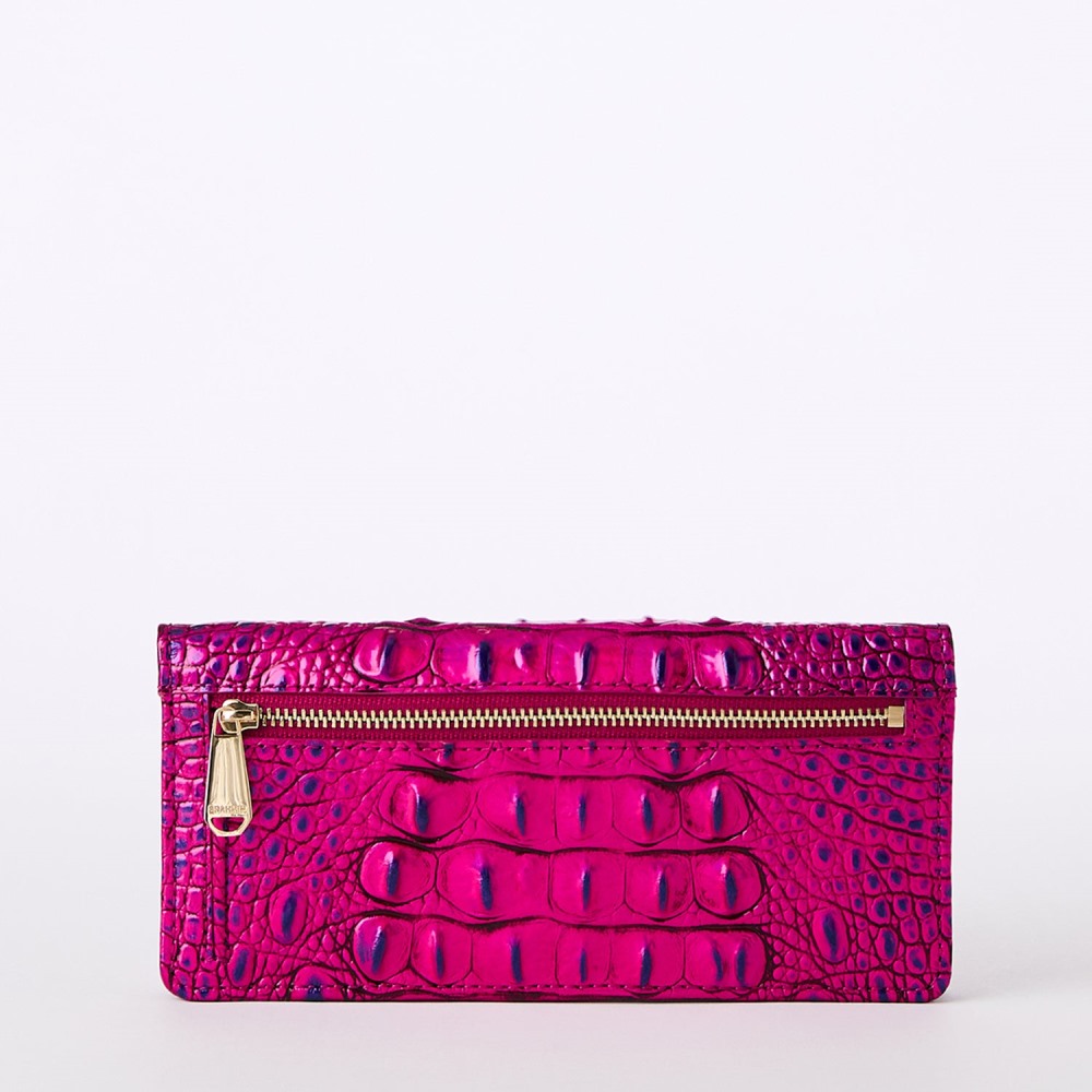 Brahmin Ady Leather Wallet - Voltage Violet