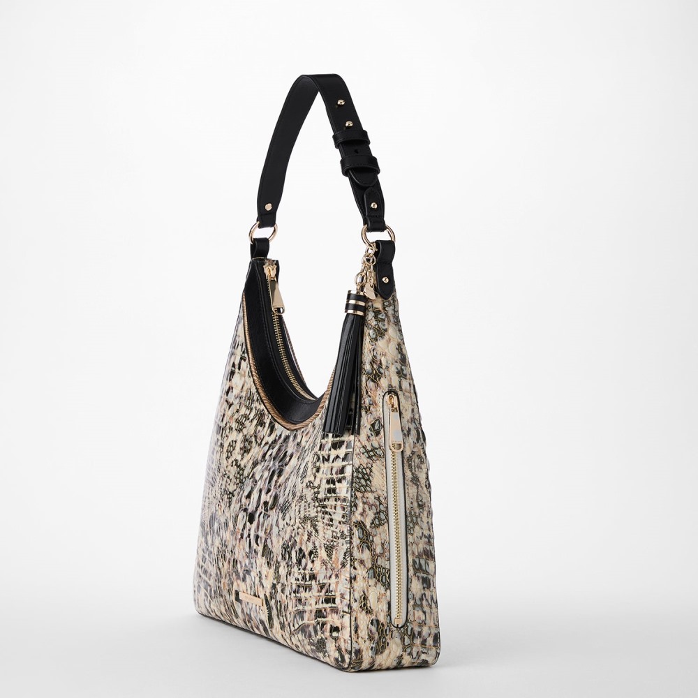 Brahmin Tabitha Leather Shoulder Bag - Multi Pellham
