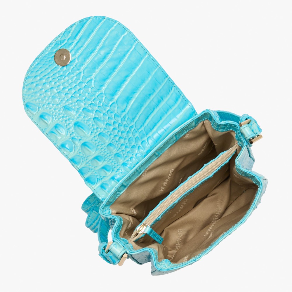 Brahmin Everlee Crossbody - Tropic Blue