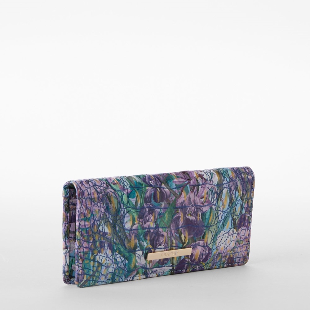 Brahmin Adelle Leather Wallet - Multi Morning Dew