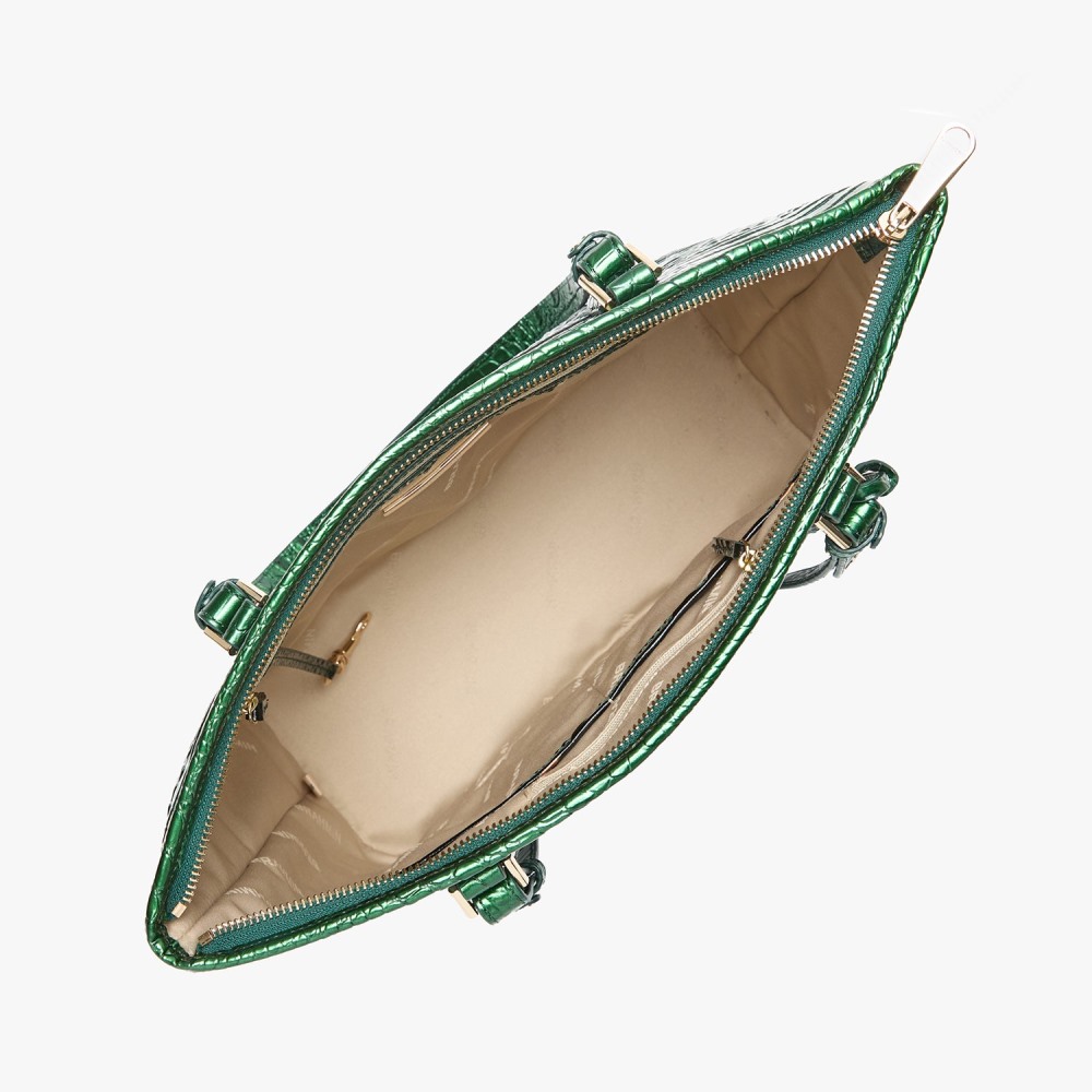 Brahmin Medium Asher Leather Tote - Evergreen Ombre